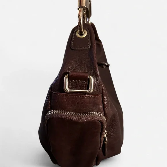 Furla Dark Brown Leather Bag - Picture 3 of 7